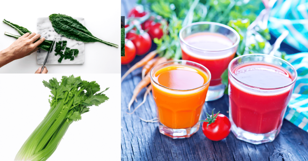 Kale-Celery-Tomato-Juice for immunity